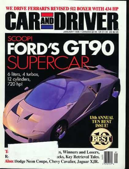 Car and Driver - January 1995