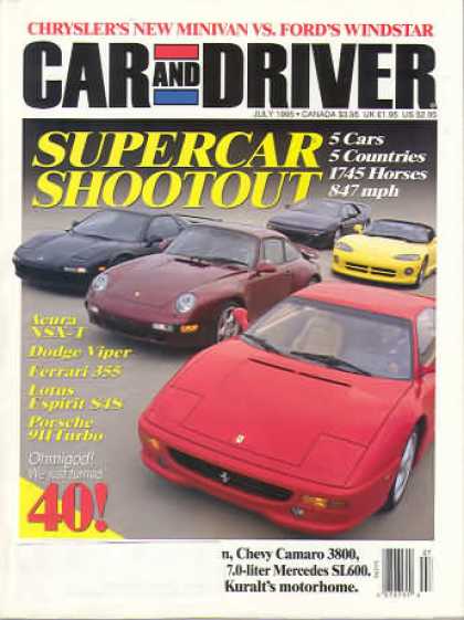 Car and Driver - July 1995