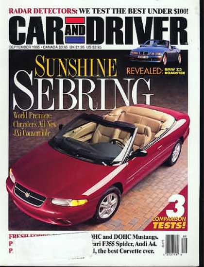 Car and Driver - September 1995