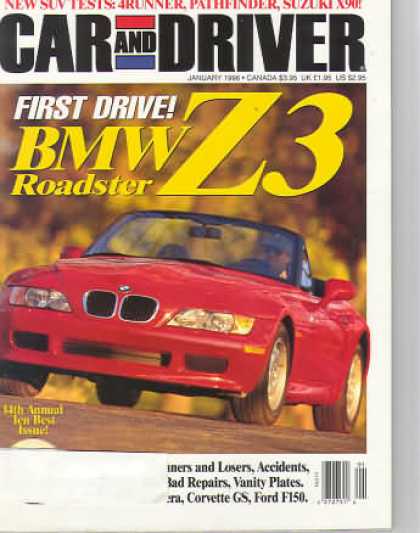 Car and Driver - January 1996