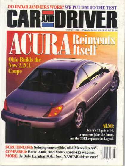 Car and Driver - March 1996