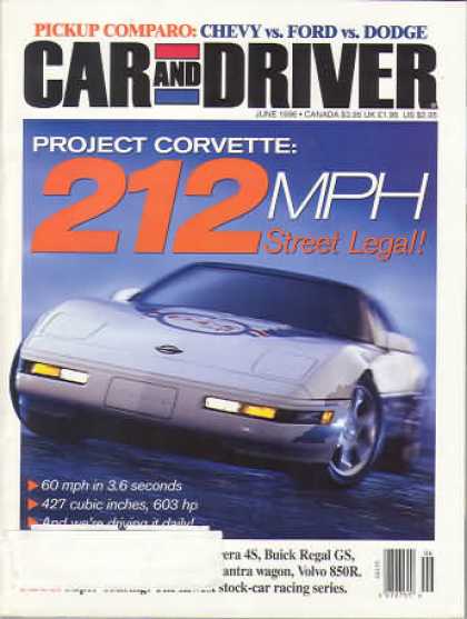 Car and Driver - June 1996