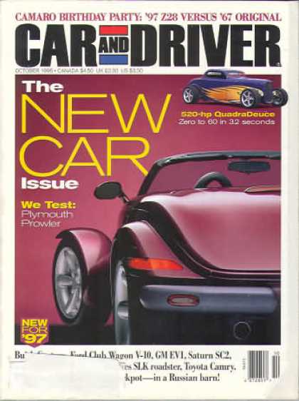 Car and Driver - October 1996