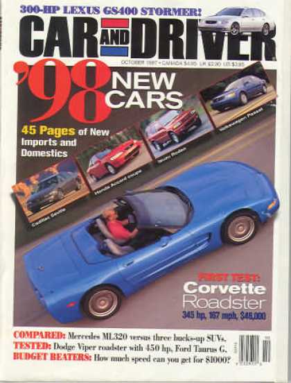 Car and Driver - October 1997