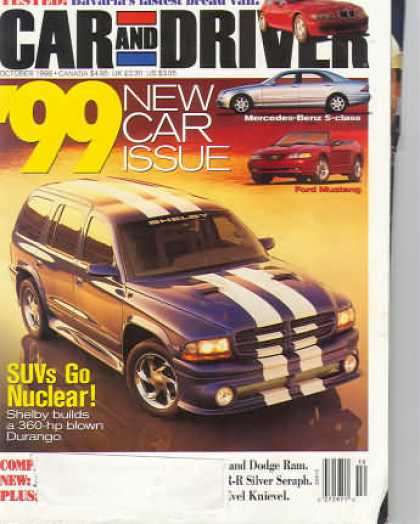 Car and Driver - October 1998