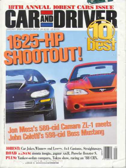 Car and Driver - January 2000