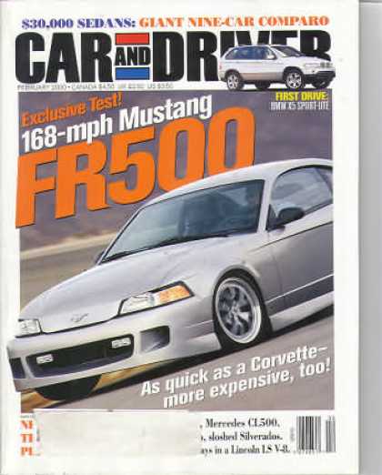 Car and Driver - February 2000