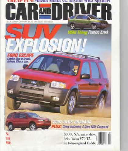 Car and Driver - July 2000