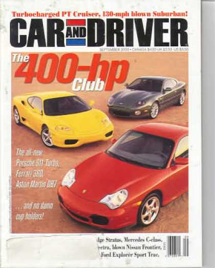 Car and Driver - September 2000