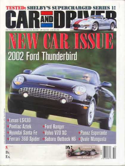 Car and Driver - October 2000