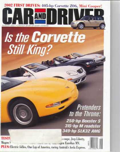 Car and Driver - August 2001