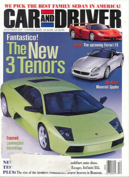 Car and Driver - December 2001