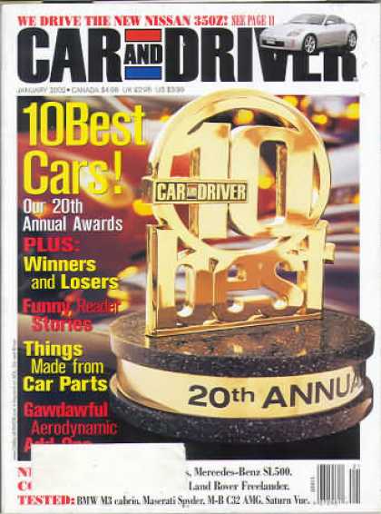 Car and Driver - January 2002