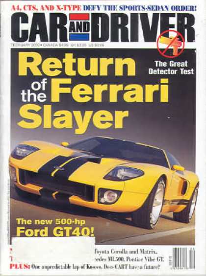 Car and Driver - February 2002