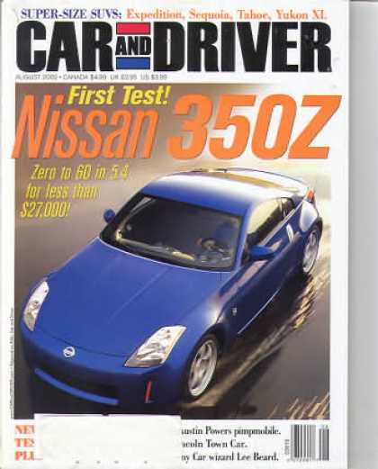 Car and Driver - August 2002