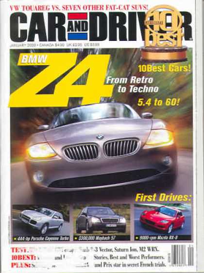 Car and Driver - January 2003