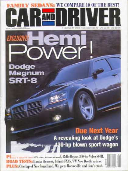 Car and Driver - February 2003