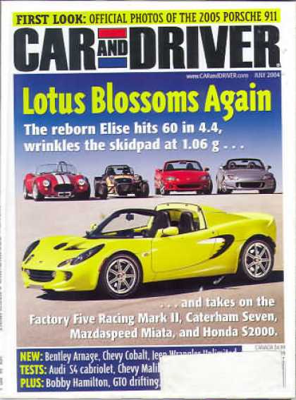 Car and Driver - July 2004