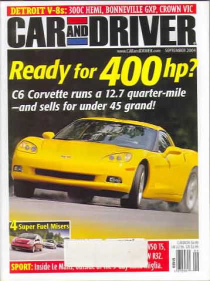 Car and Driver - September 2004