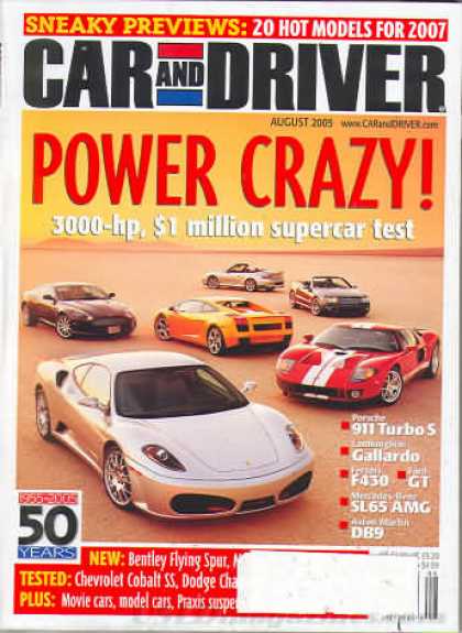 Car and Driver - August 2005