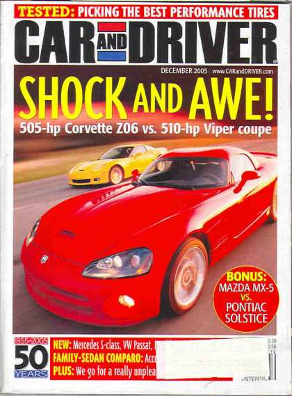 Car and Driver - December 2005
