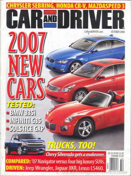 Car and Driver - October 2006