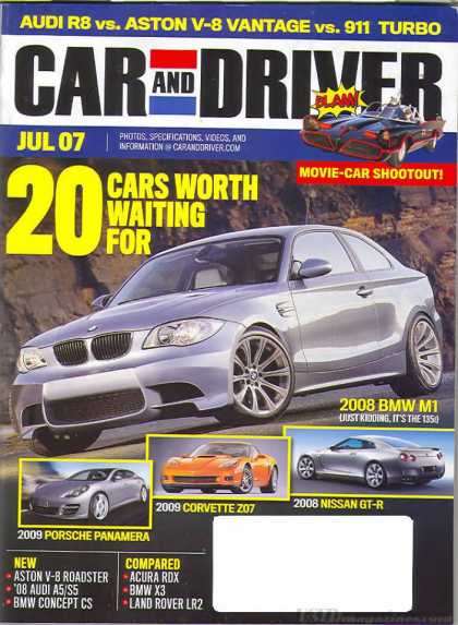 Car and Driver - July 2007