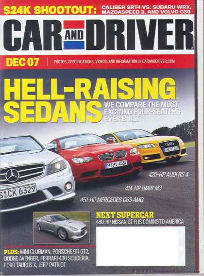 Car and Driver - December 2007