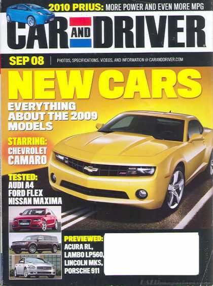 Car and Driver - September 2008