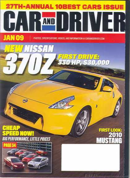 Car and Driver - January 2009