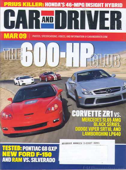 Car and Driver - March 2009