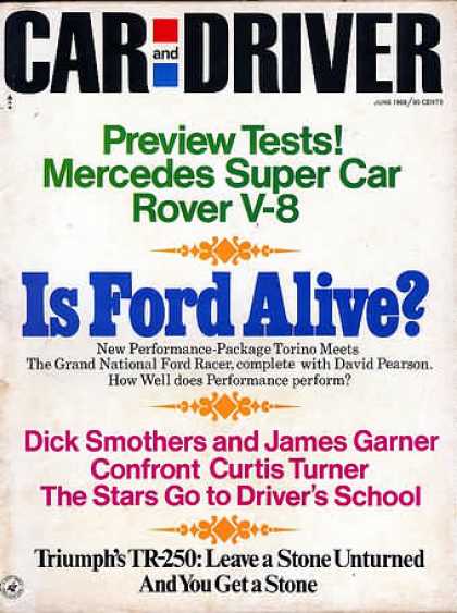 Car and Driver - June 1968