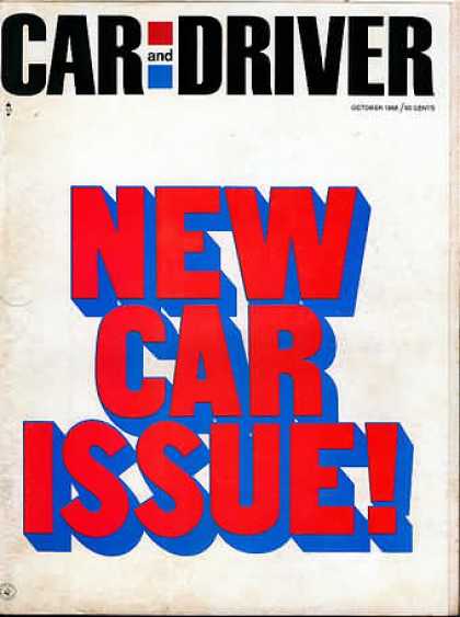 Car and Driver - October 1968
