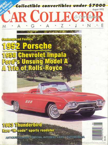 Car Collector - August 1992