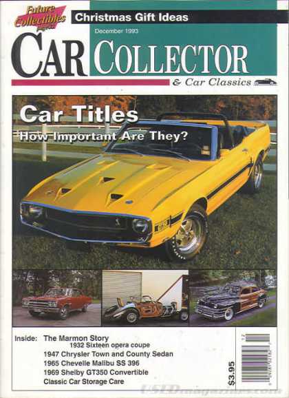 Car Collector - December 1993
