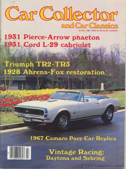 Car Collector - July 1985