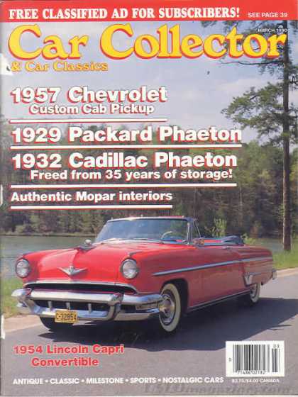 Car Collector - March 1990