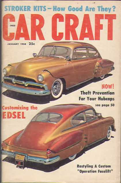 Car Craft - January 1958