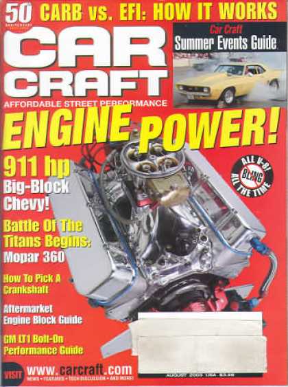 Car Craft - August 2003