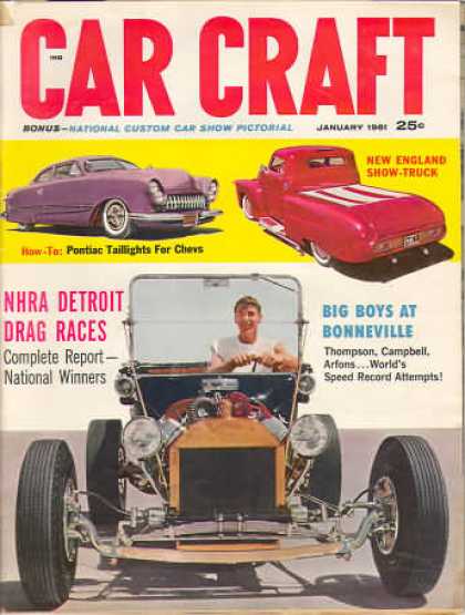 Car Craft - January 1961