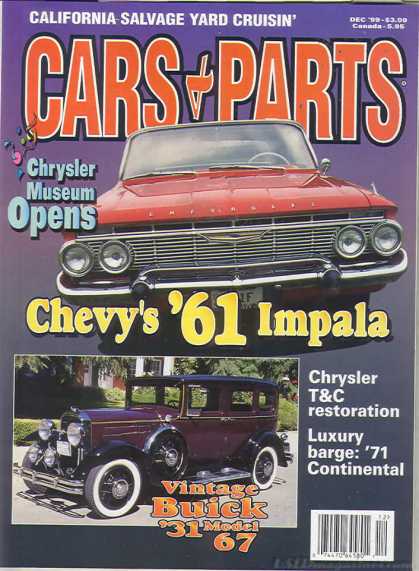 Cars & Parts - December 1999
