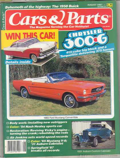 Cars & Parts - August 1987