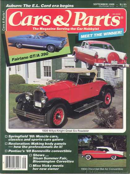 Cars & Parts - September 1988