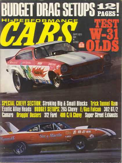 Cars - September 1971