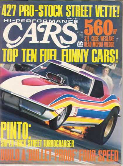 Cars - March 1972