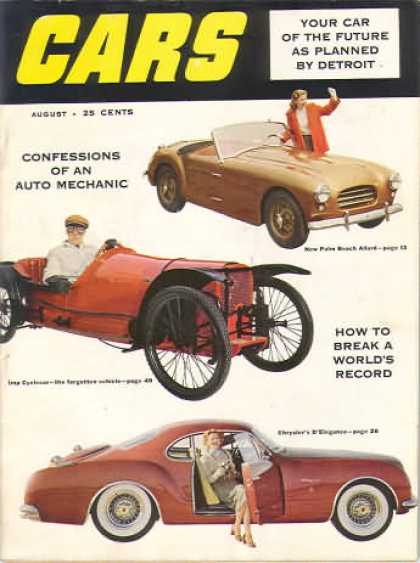 Cars - August 1953