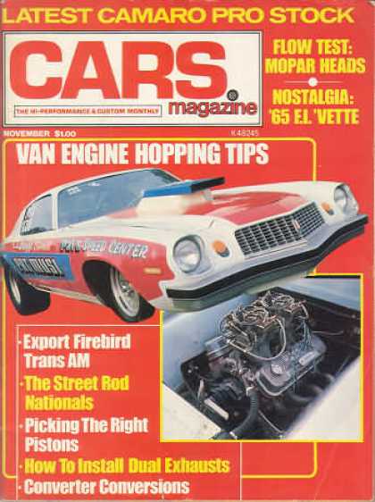 Cars - November 1975