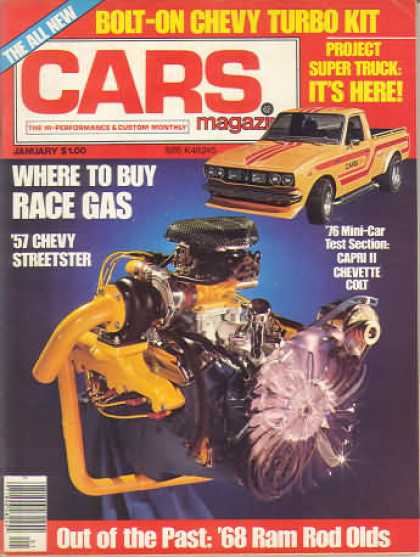 Cars - January 1976
