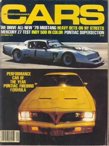 Cars - September 1978