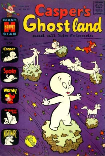Casper's Ghostland 33 - Harvey - Jack In The Box - Giant Size - Witch - Spooky
